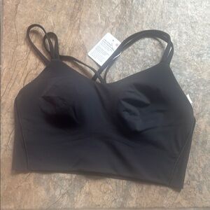 Lululemon Black Sports Bra with Stretchy Athletic Material